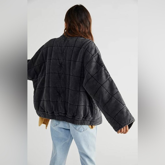 Free People Dolman Quilted Knit Jacket - Picture 3 of 5